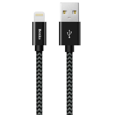 Benks M07 MFI Lightning Kablo 1.2M Siyah