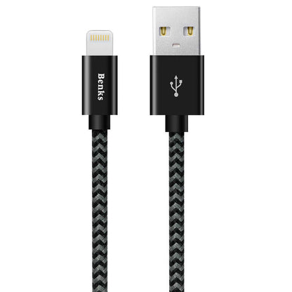 Benks M07 MFI Lightning Kablo 1.2M Siyah