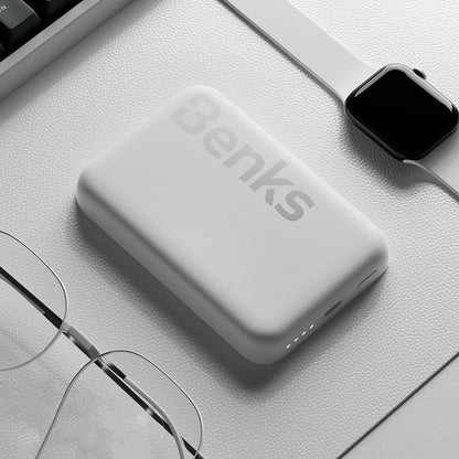 Benks MP10 M-safe Magnetik İnce Tasarımlı Powerbank 6000mAh Mavi
