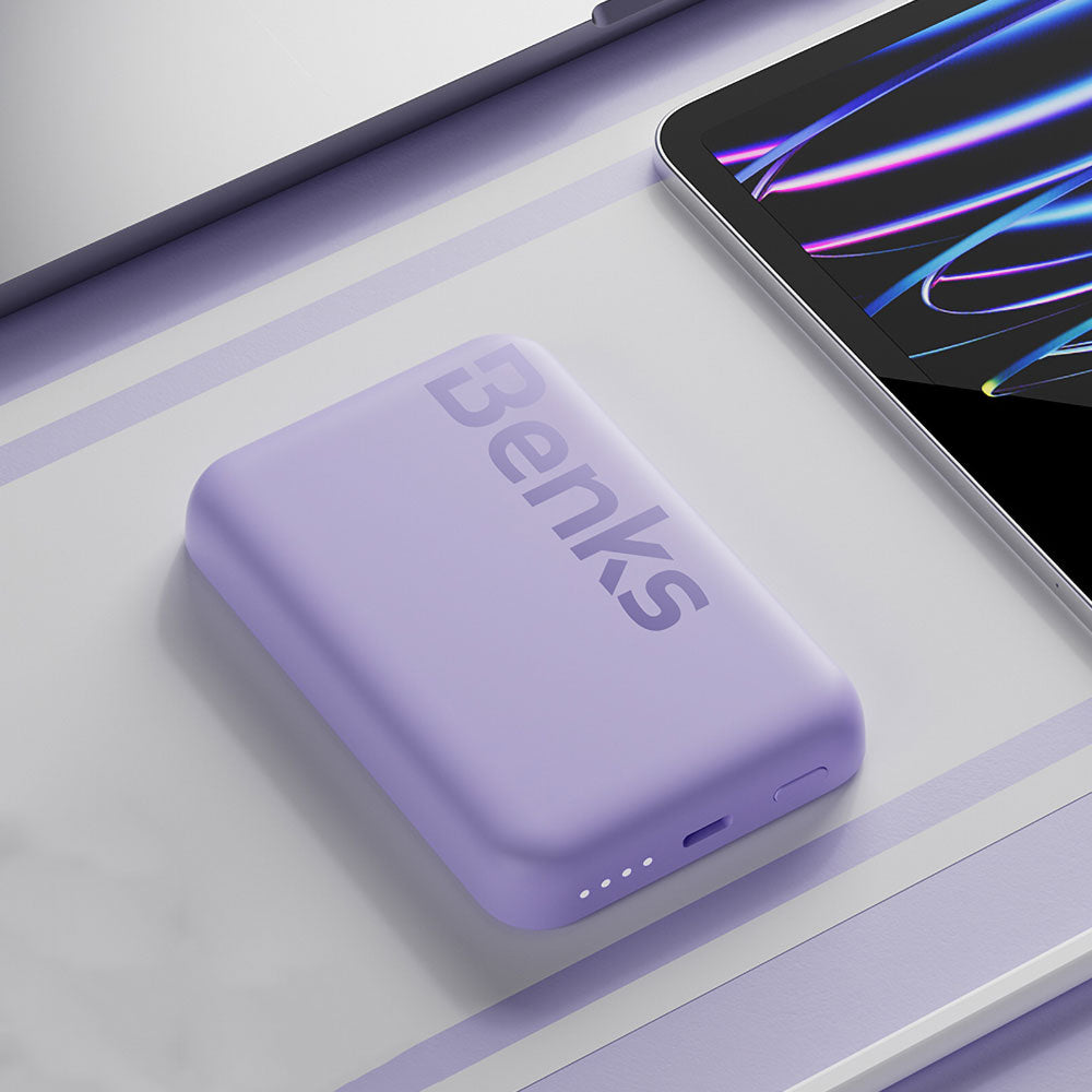 Benks MP10 M-safe Magnetik İnce Tasarımlı Powerbank 6000mAh Siyah