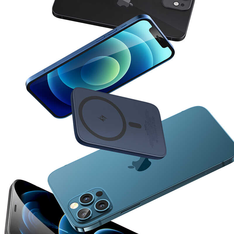 Benks MP01 M-safe Magnetic Slim Powerbank 5000 Mah Beyaz
