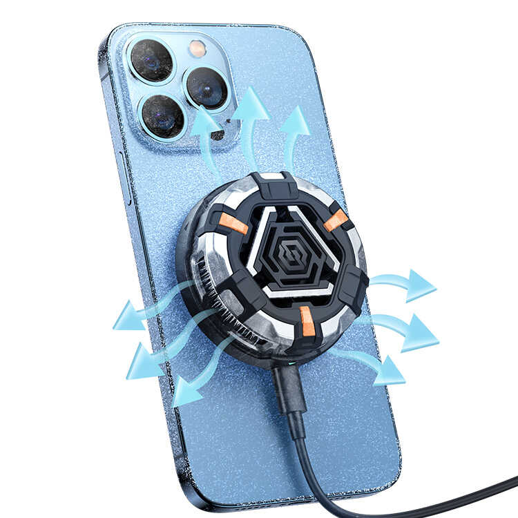 Benks SR05 Whirlwind Magnetic Phone Cooling Fan Black 