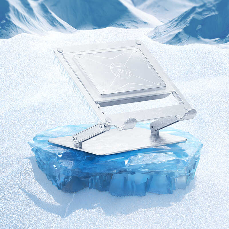 Benks SR06 Fan Cooling Laptop Stand Silver
