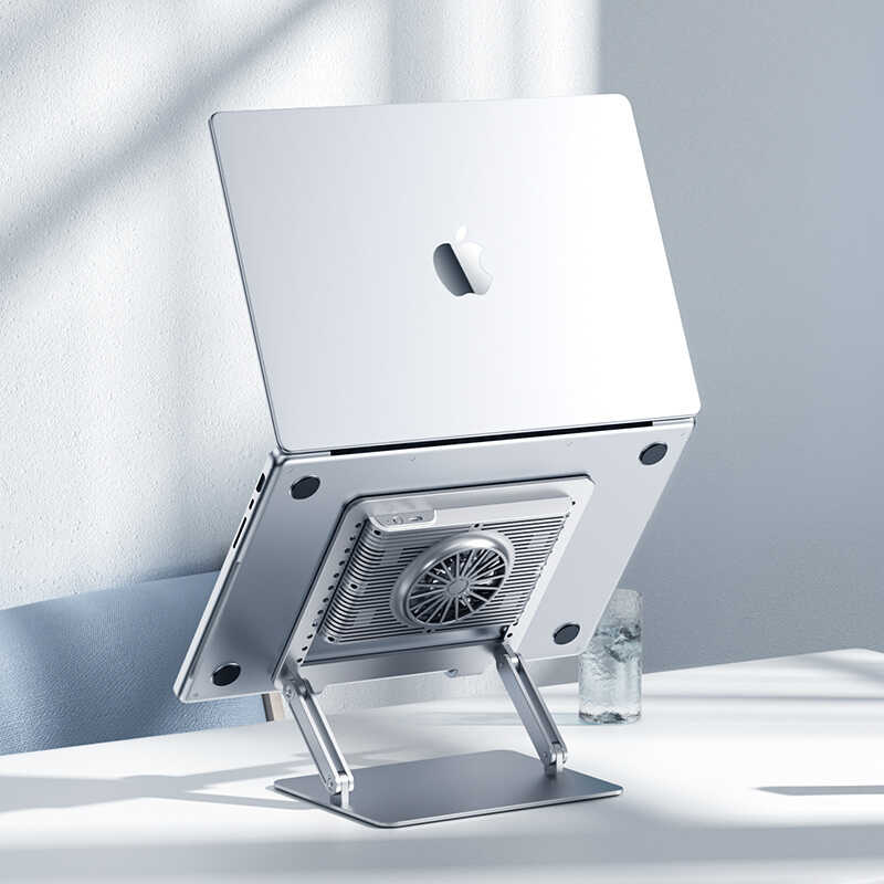 Benks SR06 Fan Cooling Laptop Stand Silver