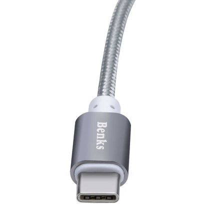 Benks Type-C Kablo Gri