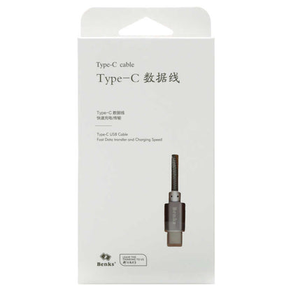 Benks Type-C Kablo Gri
