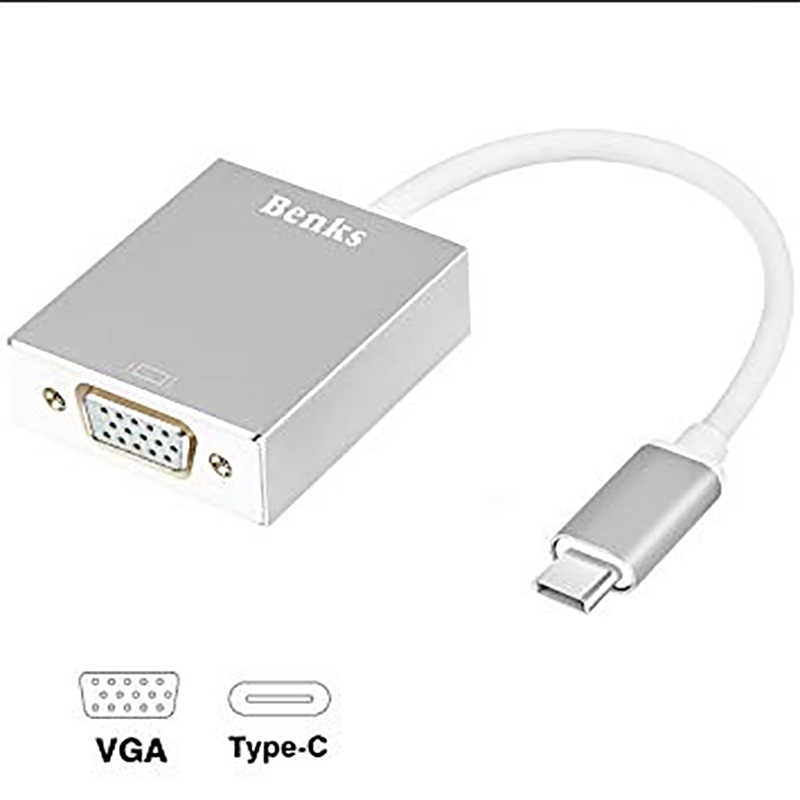 Benks USB 3.1 Type-C to VGA Adapter Rose Gold 