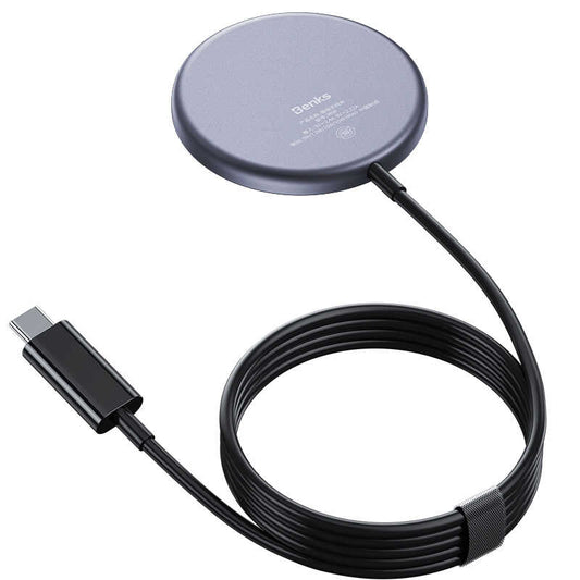 Benks W06 M-safe Wireless Şarj Aleti Siyah