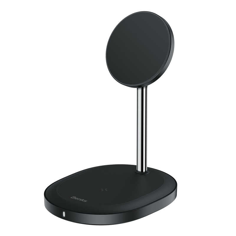 Benks W08 2 in 1 Dual Wireless Charging Stand White 