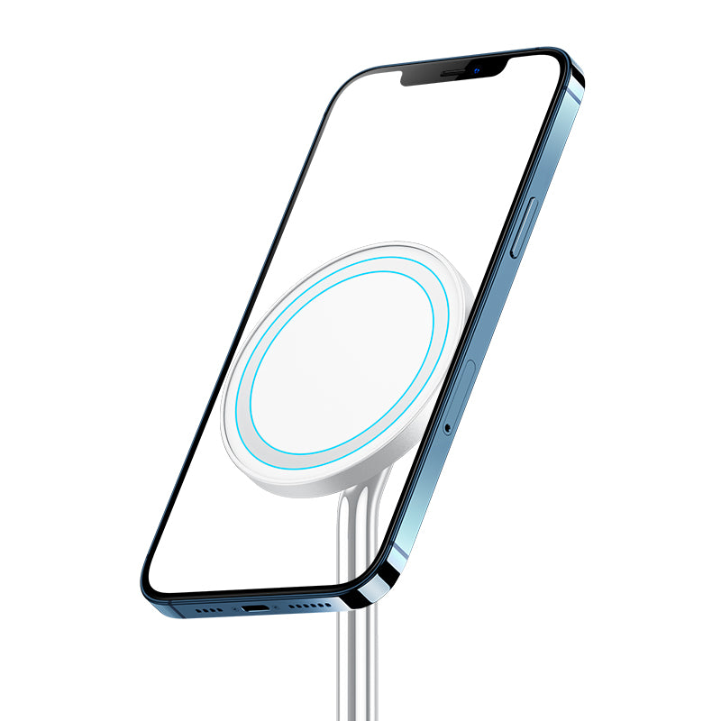 Benks W08 2 in 1 Dual Wireless Charging Stand White 