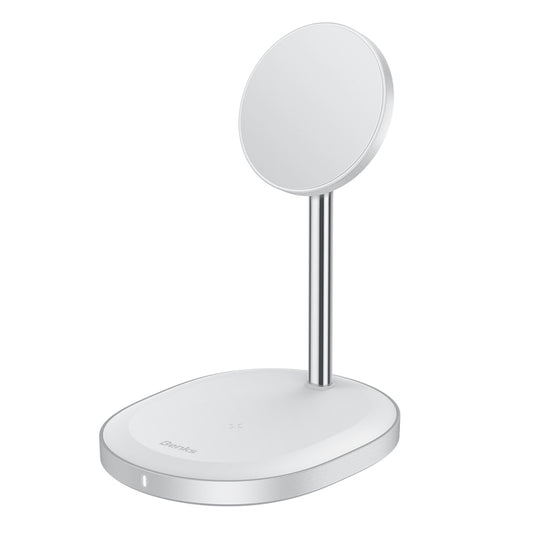 Benks W08 2 in 1 Dual Wireless Charging Stand White 