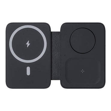 Benks W12-01 15W 3in1 Foldable Magnetic Wireless Charging Stand for Phones &amp; Smartwatches &amp; Headphones White 