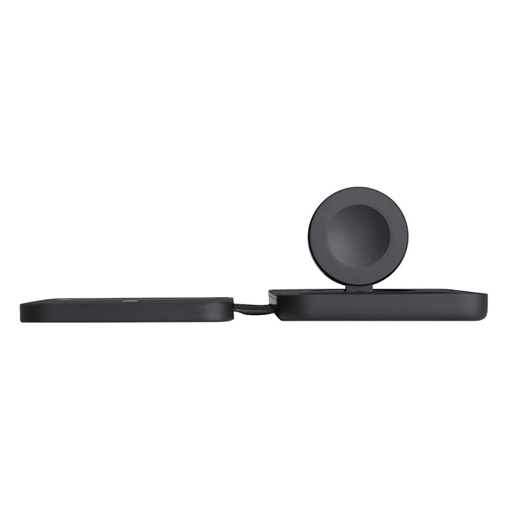 Benks W12-01 15W 3in1 Foldable Magnetic Wireless Charging Stand for Phones &amp; Smartwatches &amp; Headphones Black 