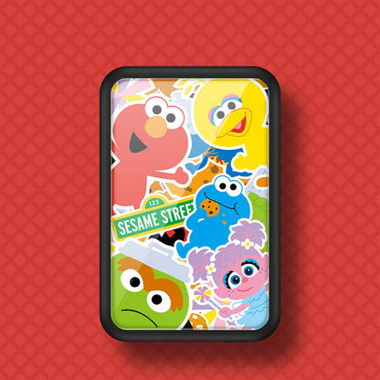 Casebang MP12 Battery Pack Sesame Street Serisi Kablosuz Taşınabilir Powerbank 6000mAh Siyah