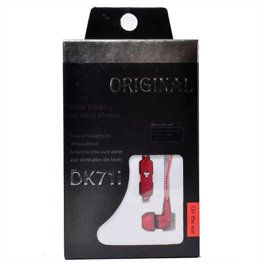 DK71i Mp3 Headphones with Remote Control Red