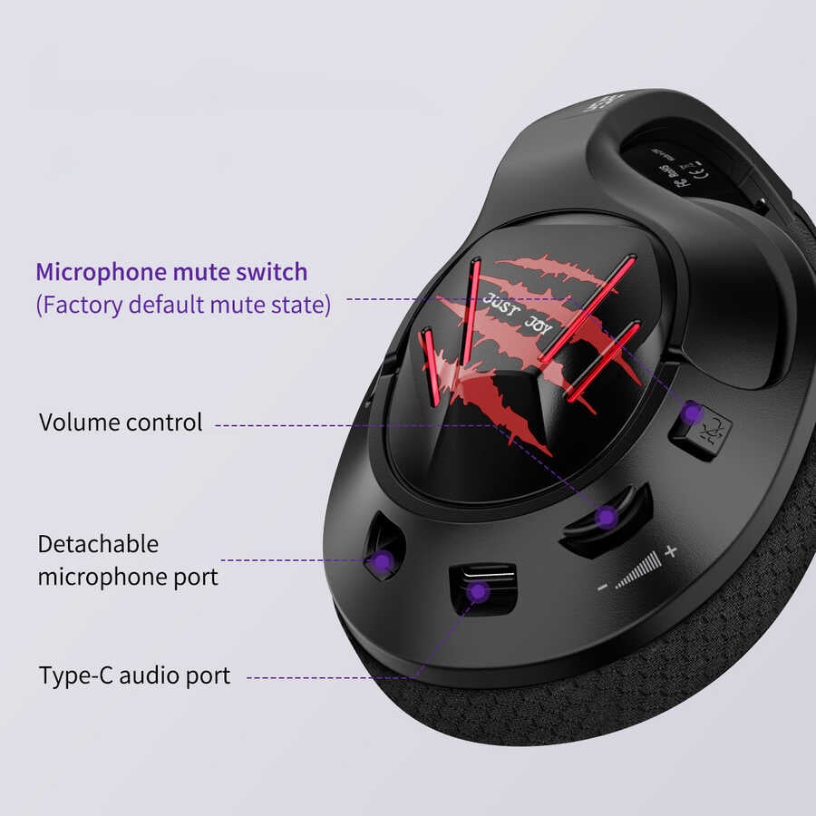 Eksa Airjoy Pro 3.5mm Headphones Black
