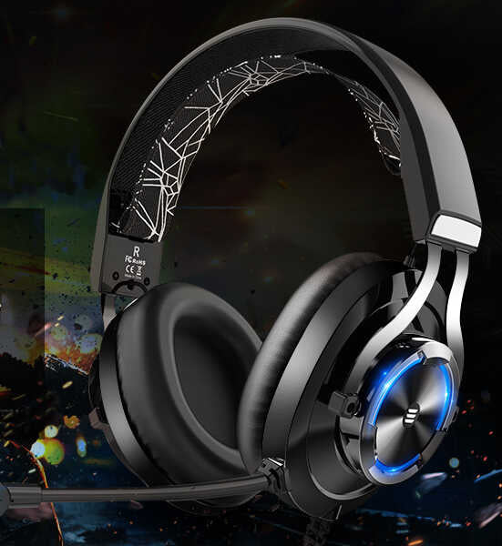 Eksa E3000 3.5mm Headphones Black 