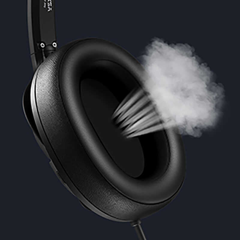 Eksa E3D 3.5mm Headphones Black