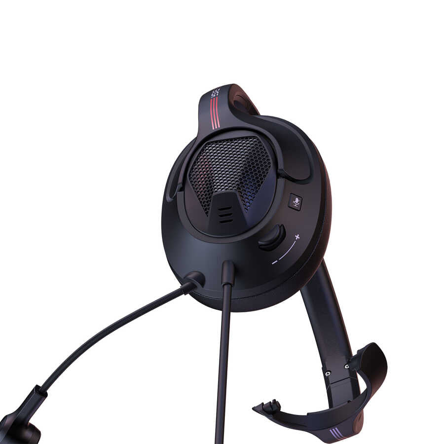 Eksa E3D 3.5mm Headphones Black