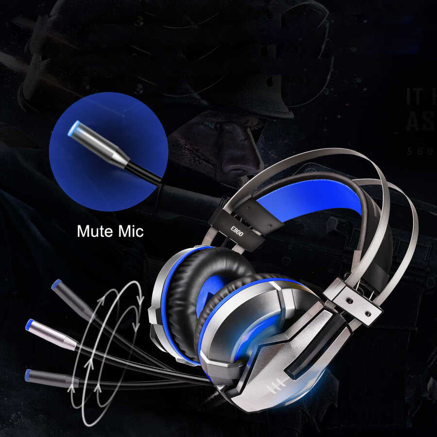Eksa E800 3.5mm Headphones Yellow