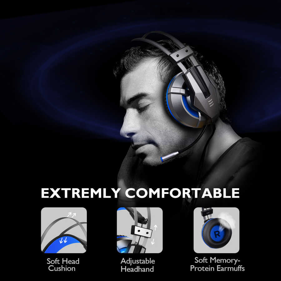 Eksa E800 3.5mm Headphones Yellow