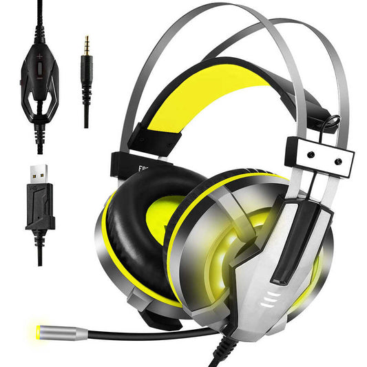 Eksa E800 3.5mm Headphones Yellow