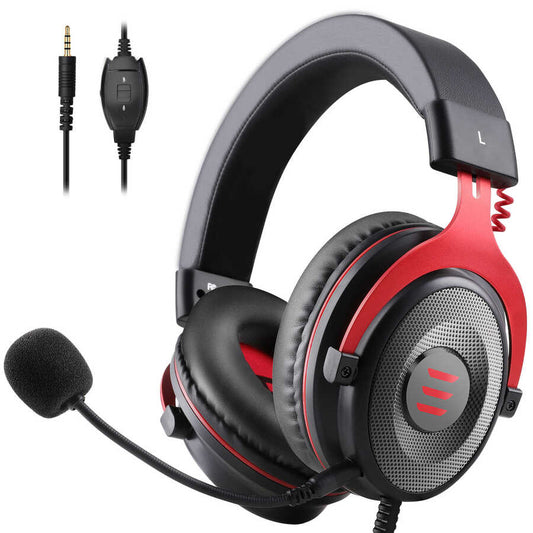 Eksa E900 3.5mm Headphones Black-Red 