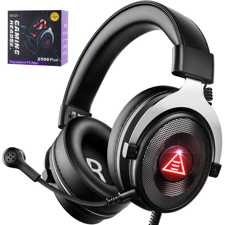 Eksa E900 Plus USB Headset Black