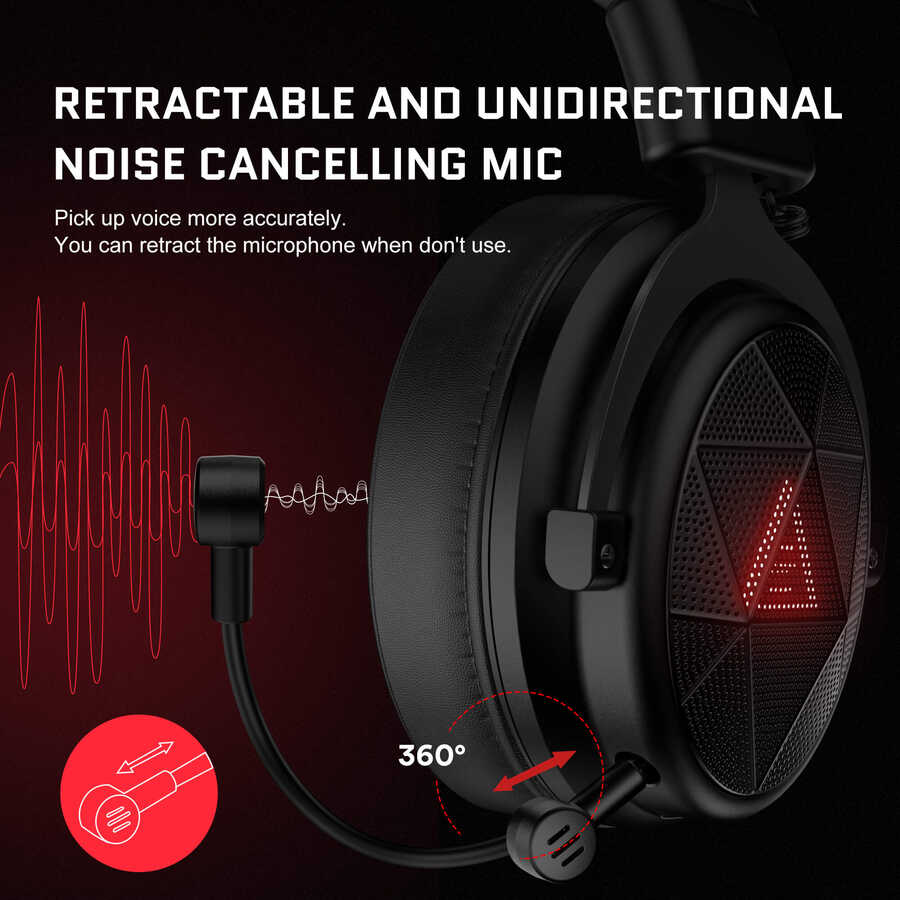 Eksa E910 Bluetooth Wireless Headphones Black 