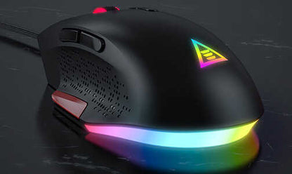 Eksa EM600 Kablolu 12 Modlu RGB Işıklı Oyuncu Mouse 12000 DPI Siyah