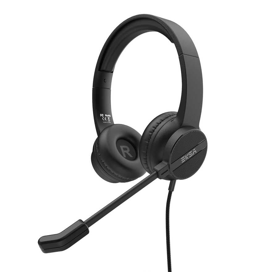 Eksa H12 3.5mm Headphones Black