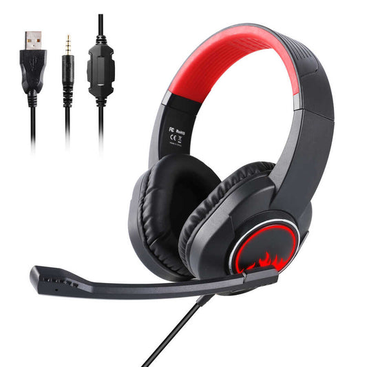 Eksa T8 3.5mm Headphones Red 