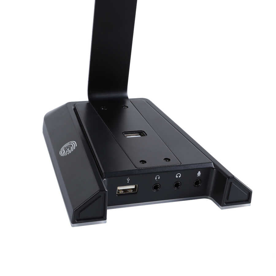 Eksa W1 7.1 Surround 3D Ses Dönüştürücü Kulaklık Standı Siyah