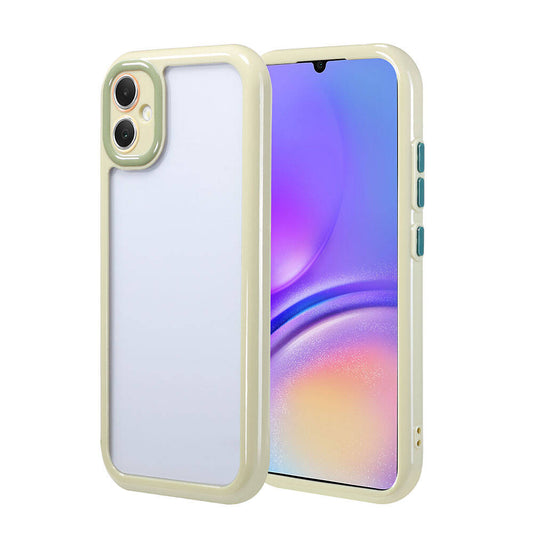 Galaxy A05 Case Camera Protection Colorful Edge and Frame Design Zore Vitamin Cover Green 