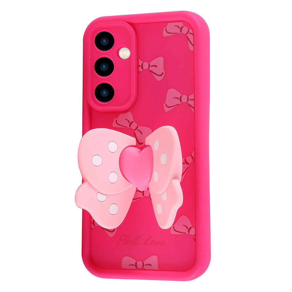 Galaxy A05S Case Camera Protection Figure Design Zore Cover Pink Dark 