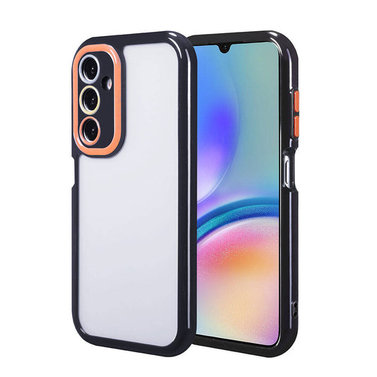 Galaxy A05S Case Camera Protection Colorful Edge and Frame Design Zore Vitamin Cover Black 
