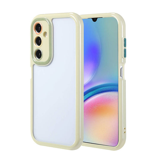 Galaxy A05S Case Camera Protection Colorful Edge and Frame Design Zore Vitamin Cover Green 