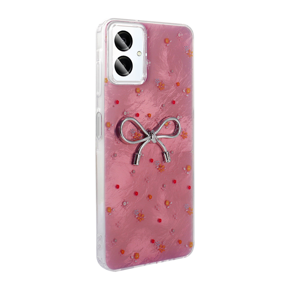 Galaxy A06 Case Camera Protection Figured Zore Ponti Silicone Cover Lilac 