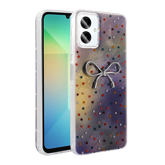 Galaxy A06 Case Camera Protection Figured Zore Ponti Silicone Cover Lilac 
