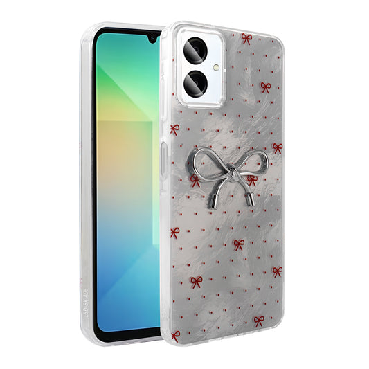 Galaxy A06 Case Camera Protection Figured Zore Ponti Silicone Cover Light Blue 
