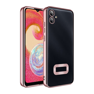 Galaxy A06 Case Camera Protection Logo Showing Zore Omega Cover Silver