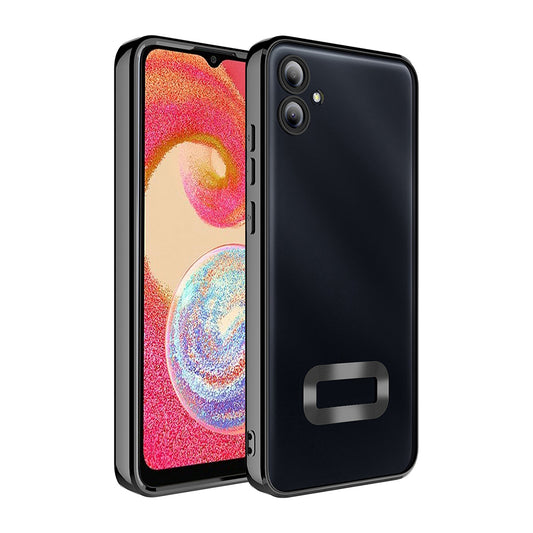 Galaxy A06 Case Camera Protection Logo Showing Zore Omega Cover Black 