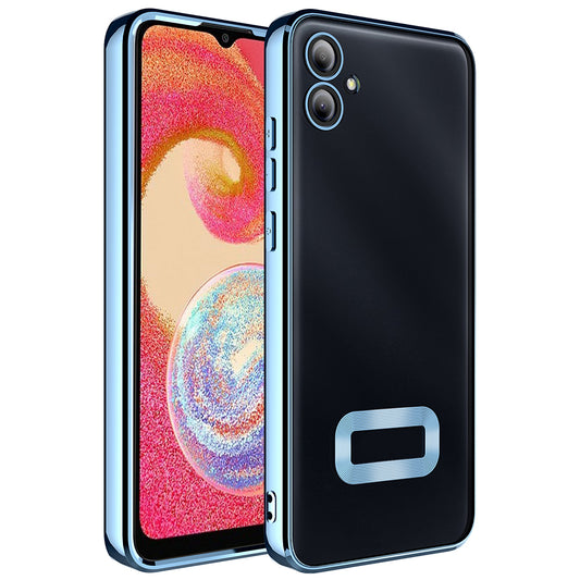 Galaxy A06 Case Camera Protection Logo Showing Zore Omega Cover Sierra Blue