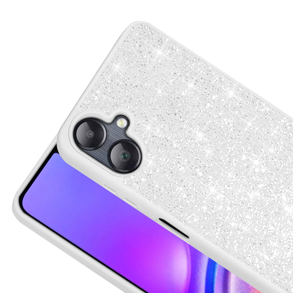 Galaxy A06 Case Shiny Stone Design Zore Diamond Cover Pink