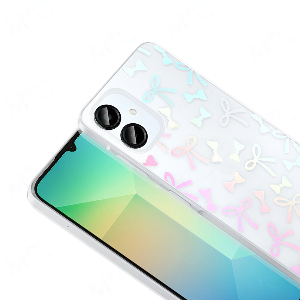 Galaxy A06 Case Transparent Figured Zore Folk Hard Cover Cute Dog 