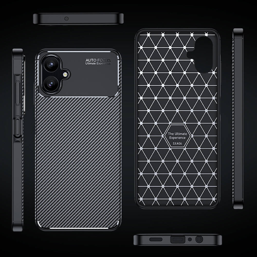 Galaxy A06 Case Zore Negro Silicone Cover Black