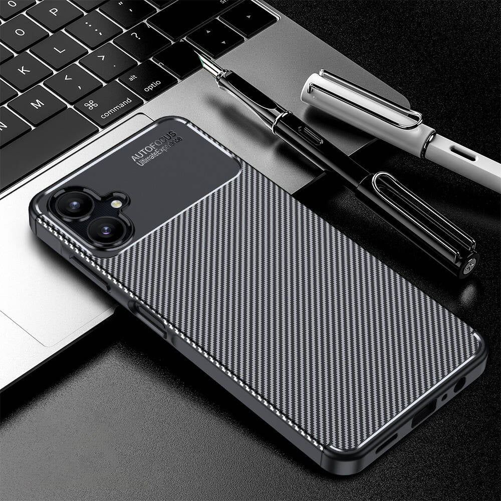Galaxy A06 Case Zore Negro Silicone Cover Black