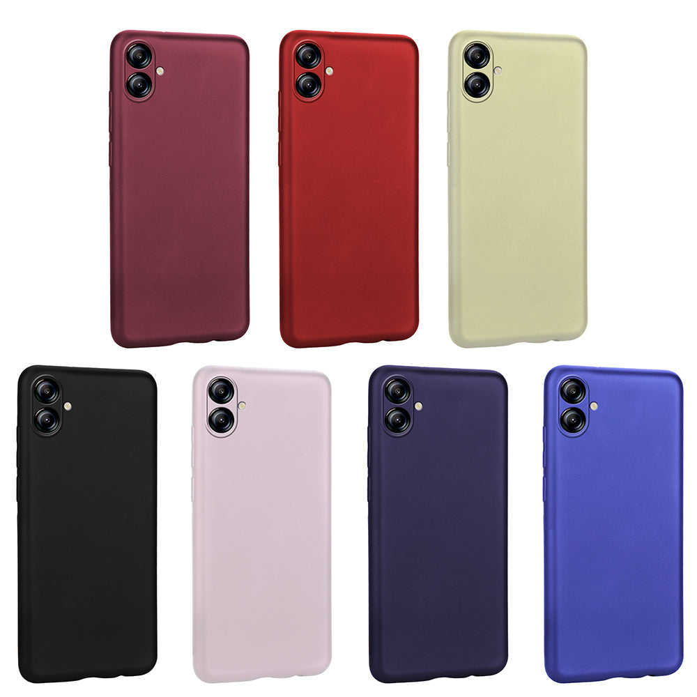Galaxy A06 Case Zore Premier Silicone Cover Navy Blue