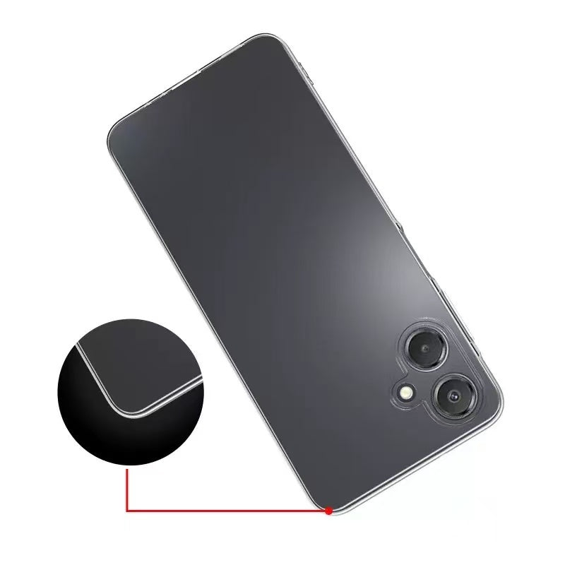 Galaxy A07 Case Zore Super Silicone Cover Transparent