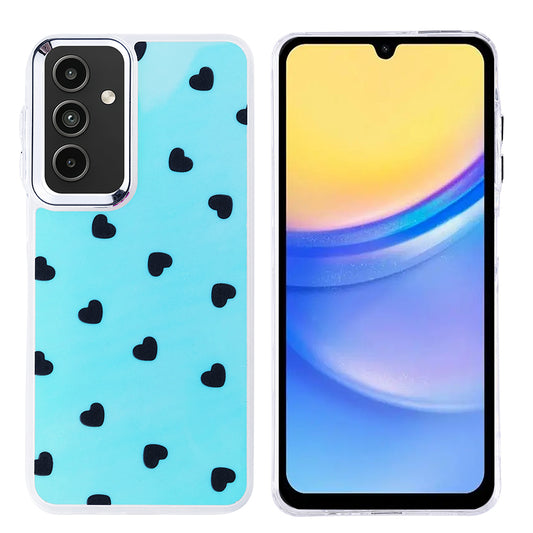 Galaxy A15 Case Airbag Design Zore Hadra Cover Heart